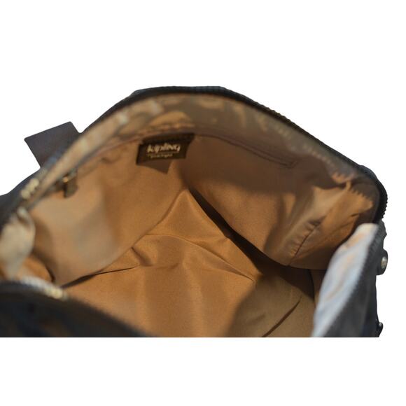 Kipling Barbie Bina Small Nylon Crossbody Bag in Black Noir - Picture 7 of 8